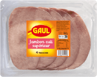 Jambon cuit 4 tranches