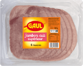 Jambon cuit 6 tranches